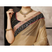 Enchanting Pink Colored Lace Bordered Chiffon Saree